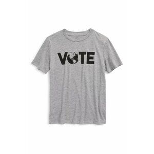 Tucker + Tate Youth Boys Size 4 Vote Collection Graphic Tee in Gray 2428